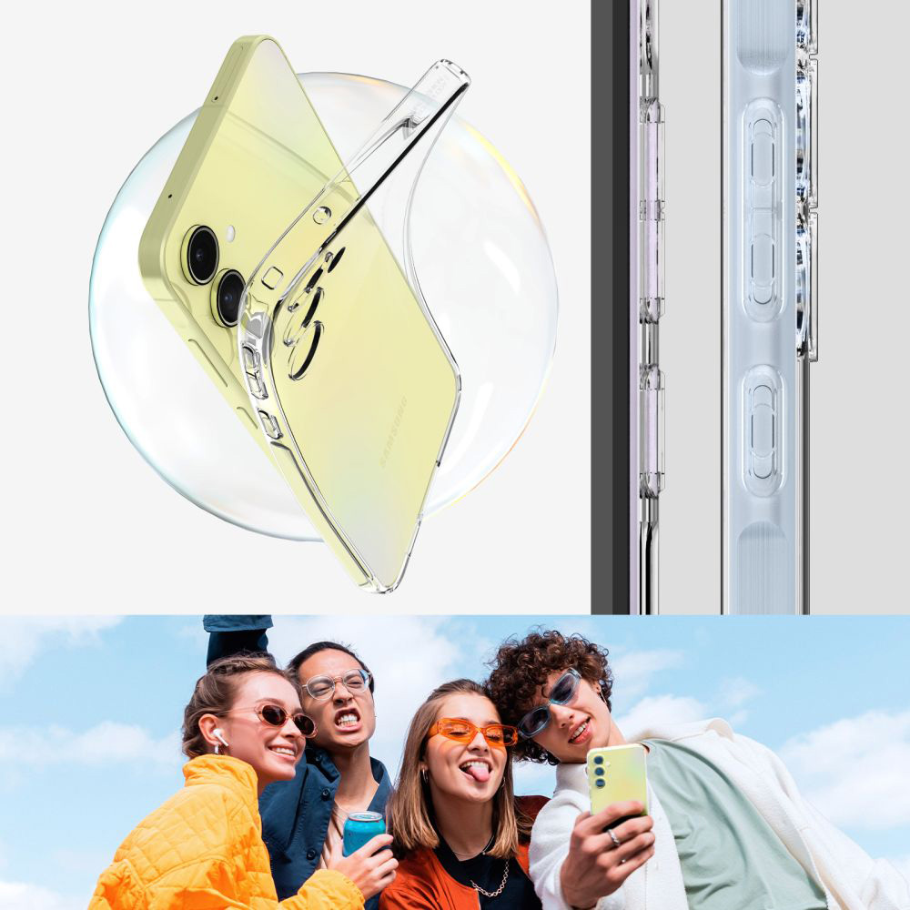 Etui Spigen Liquid Crystal do Galaxy A55 5G, przezroczyste